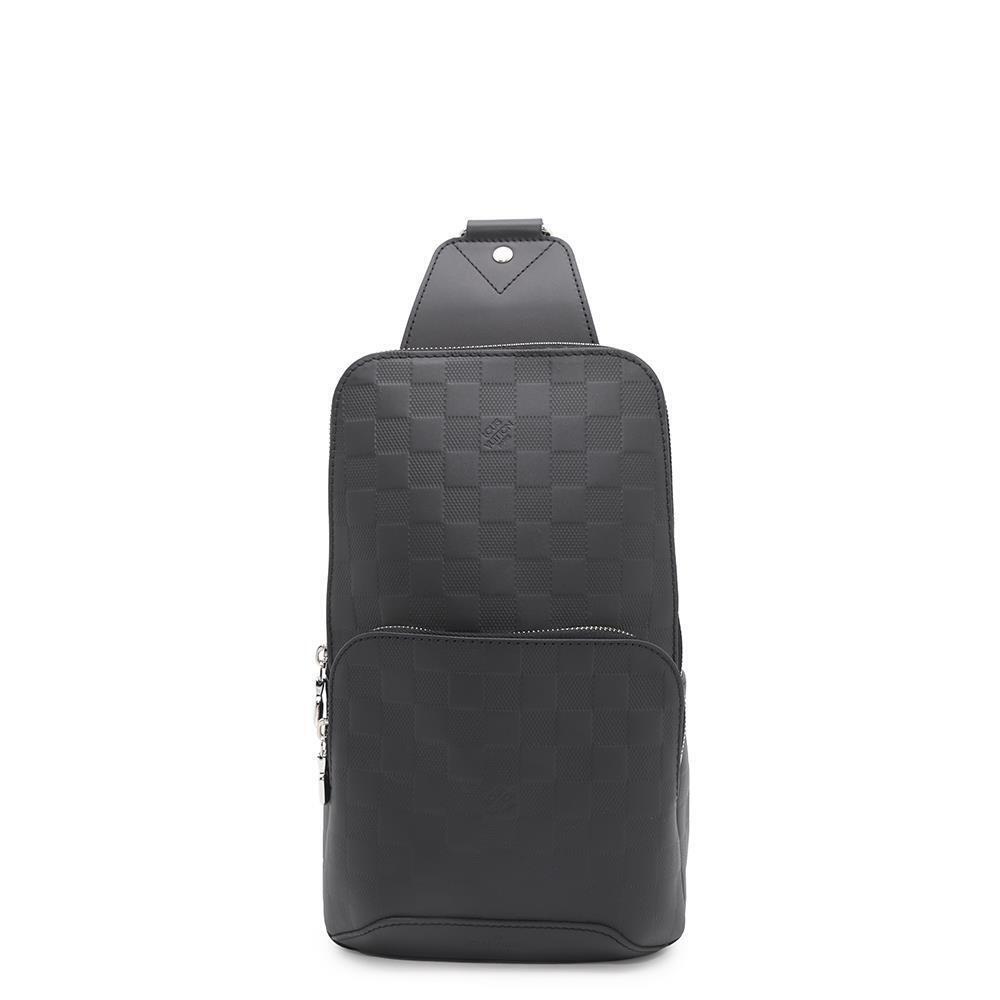 Louis Vuitton Damier Infini Black Avenue Sling Bag Black